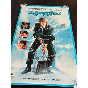 Movie Theater Cinema Poster Lobby Card vtg 1986 Escape Artist Raul Julia RARE sp